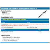 SKP NEW RACK AND PINION TO SUIT FORD Explorer Sport Trac 4.0L V6 (2001)