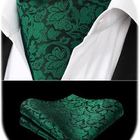 REVXSC Ascot Ties for Men Paisley Cravat Tie and