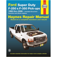 HAYNES PAPER REPAIR MANUAL TO SUIT FORD F250 Super Duty 6.4L V8 Diesel Turbocharged (2008-2010)