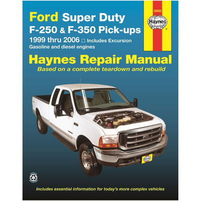 HAYNES PAPER REPAIR MANUAL TO SUIT FORD F250 Super Duty 6.8L V10 (1999-2010)